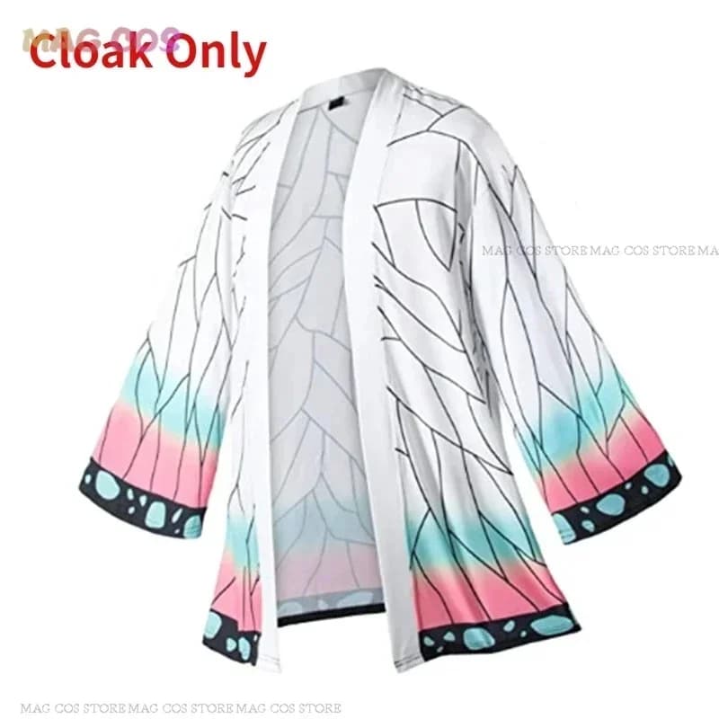 ♥ 2026 New Shinobu Adult Kochou Anime Costume Kanae Cosplay Clothes Butterfly Clip Women Uniform Slayer Cloak ★ Look at me ↑_↑