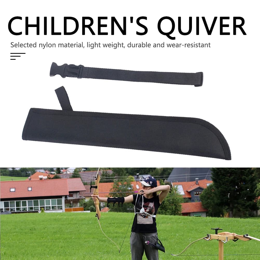 Tube Hip Quiver for Kids Adjustable Waist Hanged Quiver Archery Arrow Quiver Holder for Arrows Bow Hunting and Target Practicing