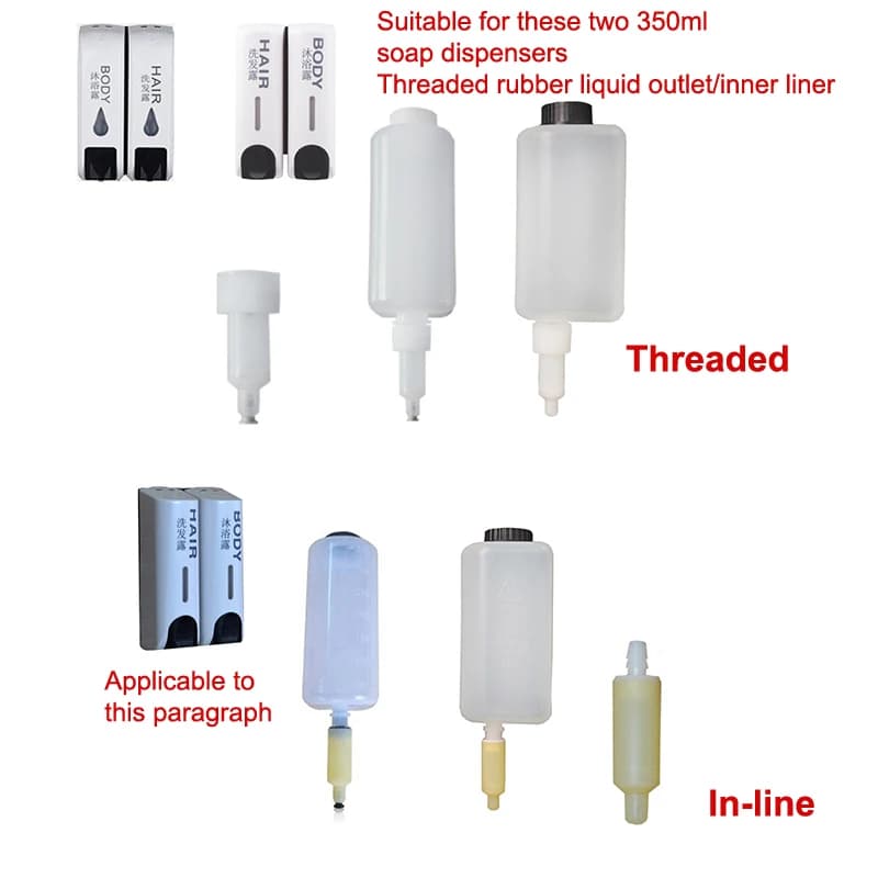 Testina dosatrice sapone resistente e multifunzionale, comoda testina a molla, testina per liquidi, accessori per dispenser sapone, testina in gomma
