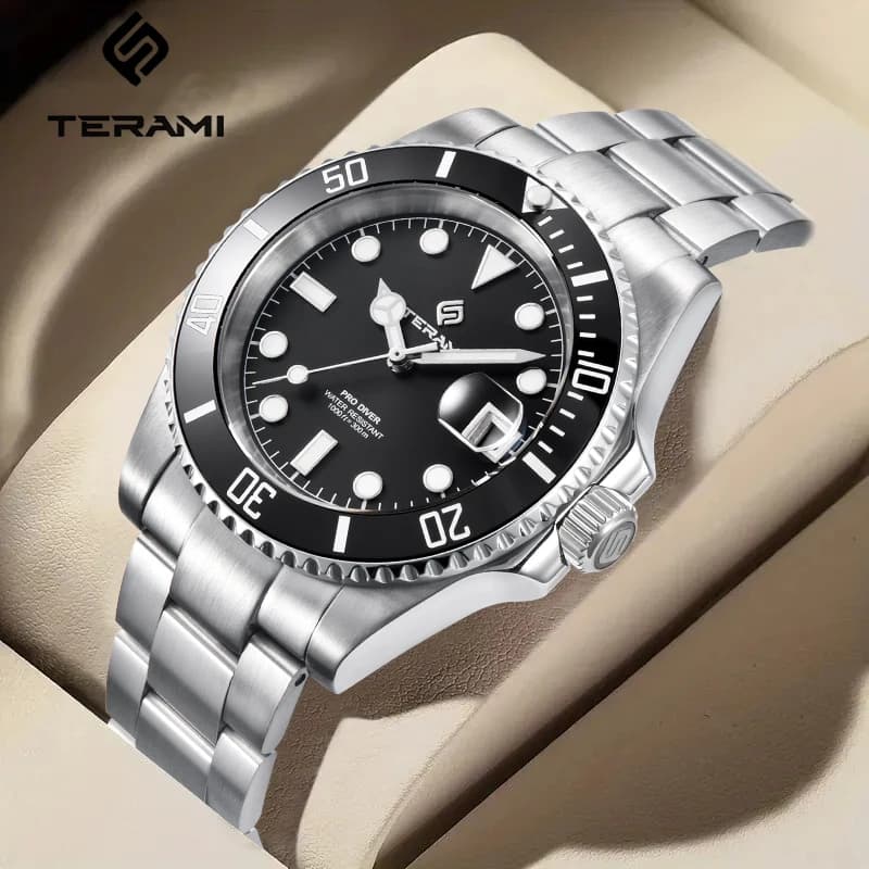 Men's mechanical watch with luxury date Super bright waterproof watches for men Men's wristwatch Japanese movement NH35
