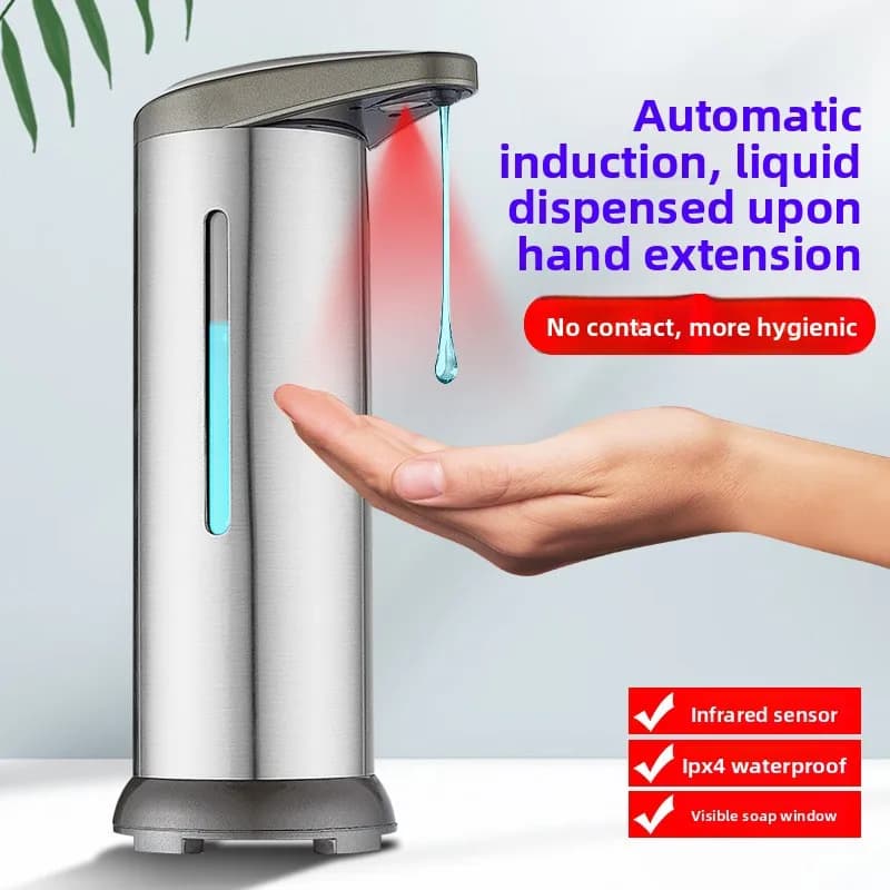 Dispenser automatico di sapone in schiuma disinfettante per le mani Dispenser di sapone con sensore intelligente Macchina disinfettante per le mani da cucina