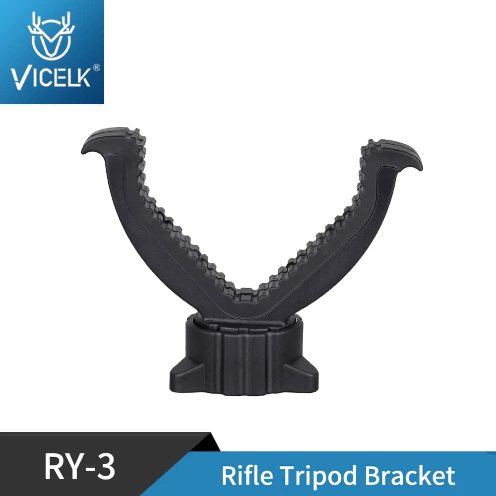 Staffa per treppiede per fucile VICELK RY-3 Durevole ruotabile a 360° ° con foro per vite da 3/8" per accessori da tiro per caccia con treppiede monopiede