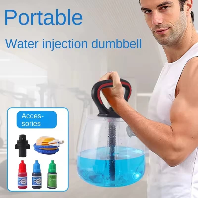 Kettlebell Portatile Regolabile per Allenamento, Fitness, Sollevamento Pesi, Borsa per Pesi, Aqua Bag, Kettlebell ad Acqua