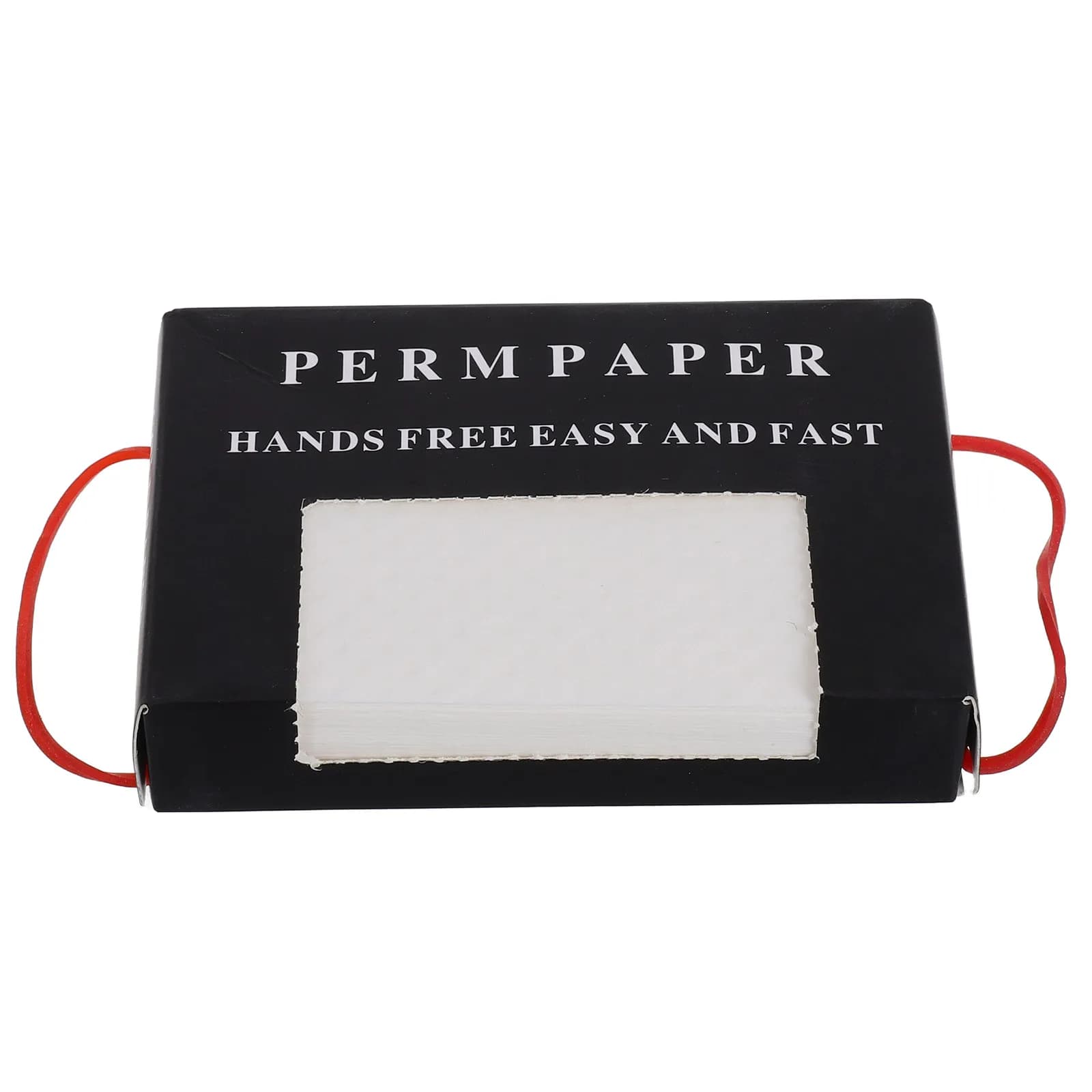Ultra thin disposable paper rolls for hair dyes, insulation clips, wrist style kits, hot and cold permanent curlers