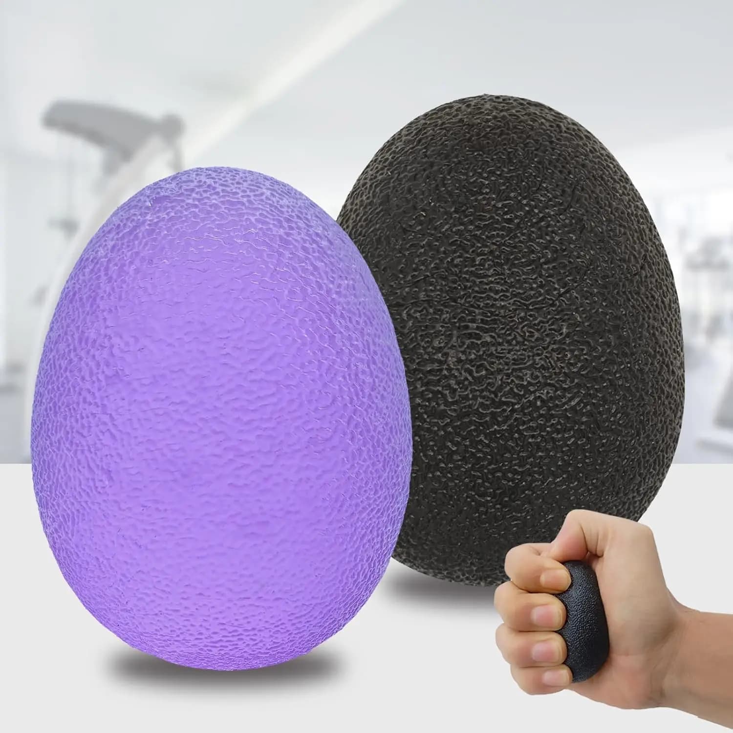 Palline Antistress per Adulti, Attrezzi per Esercizi di Forza delle Mani, Palline da Spremere per Terapia della Mano, Allenamento di Dita e Polsi con Borsa per il Trasporto