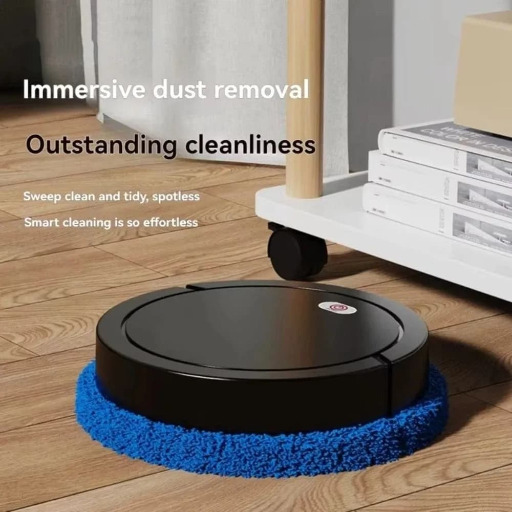 Wet Dry Robot Vacuum Dual Use Pet Hair Floor Cleaner Robot Hands Free Automatic Electric Auto Sweeping Robot Hardwood Floor
