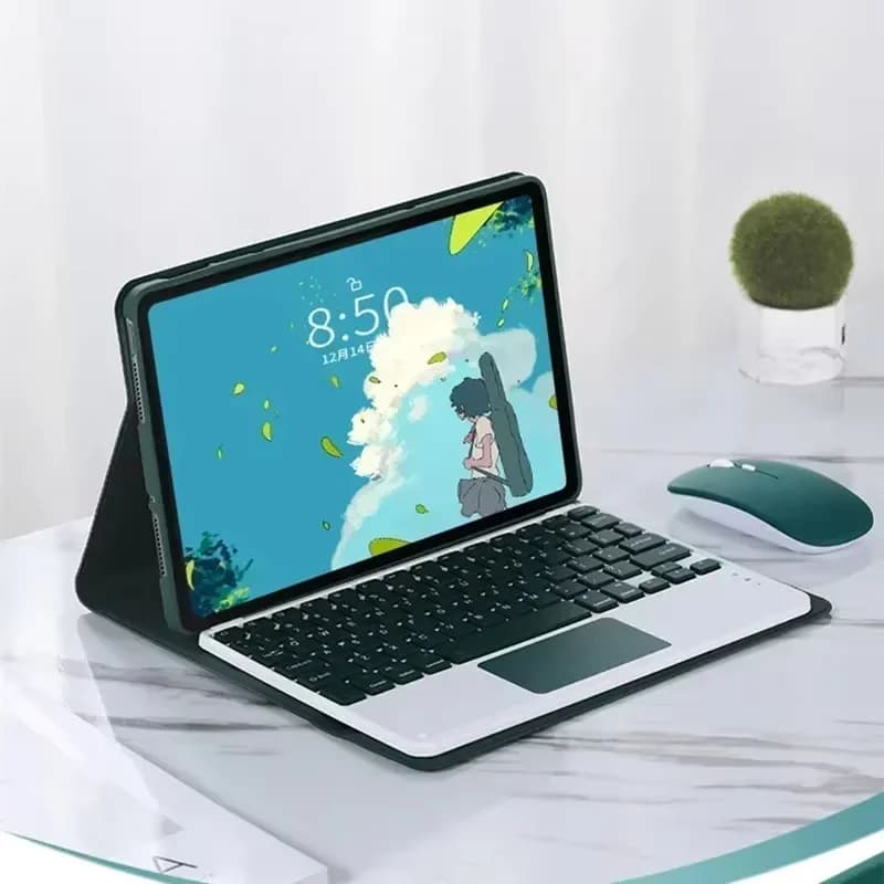 Keyboard Tablet Case for HUAWEI MediaPad M5 Pro CMR-W09/AL09/AL19 10.8inch Wireless Touch Keyboard Cover for Mediapad M5 10.8''