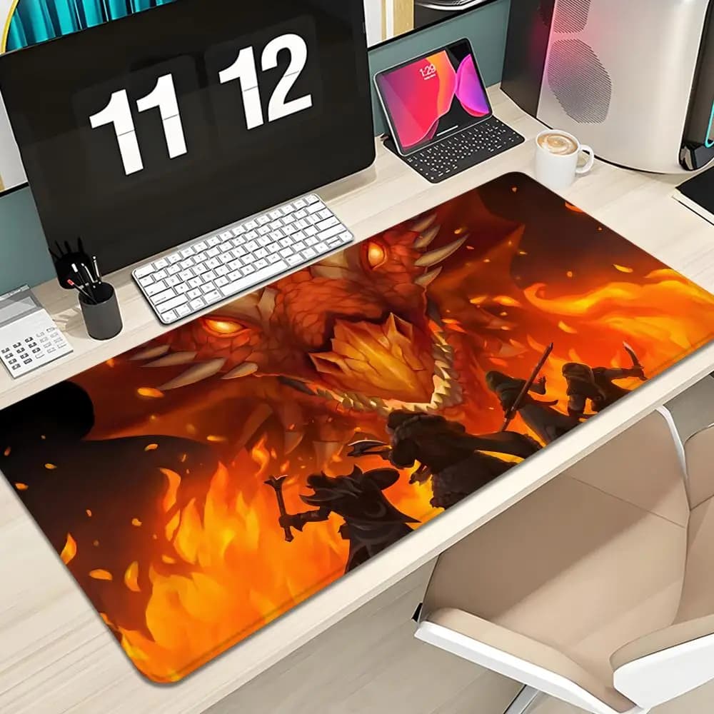 Game D-Dungeons D-Dragons D-DND Mouse Pad Keyboard Mousepad large 600X300 mm Desk Mat PC Game High definition printing Table pad