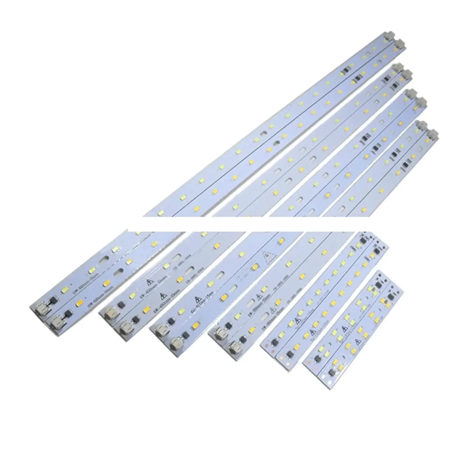 10-50pcs 220V 230V LED Tube Bar Rigid Strip Driverless for T5 T8 Tube 5W 6W 10W AC220V SMD 5730 led PCB Warm White Light Source(