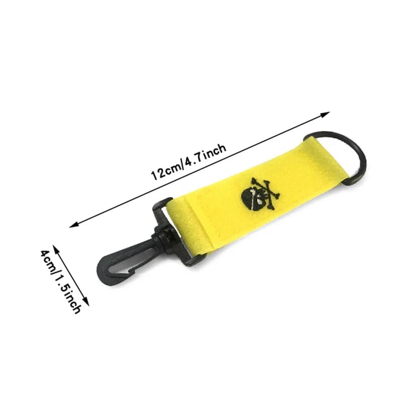 1/2/3 pz. Adesivo per asciugamano da golf bifacciale leggero con fibbia, adesivo per palline con design mini teschio, accessori sportivi