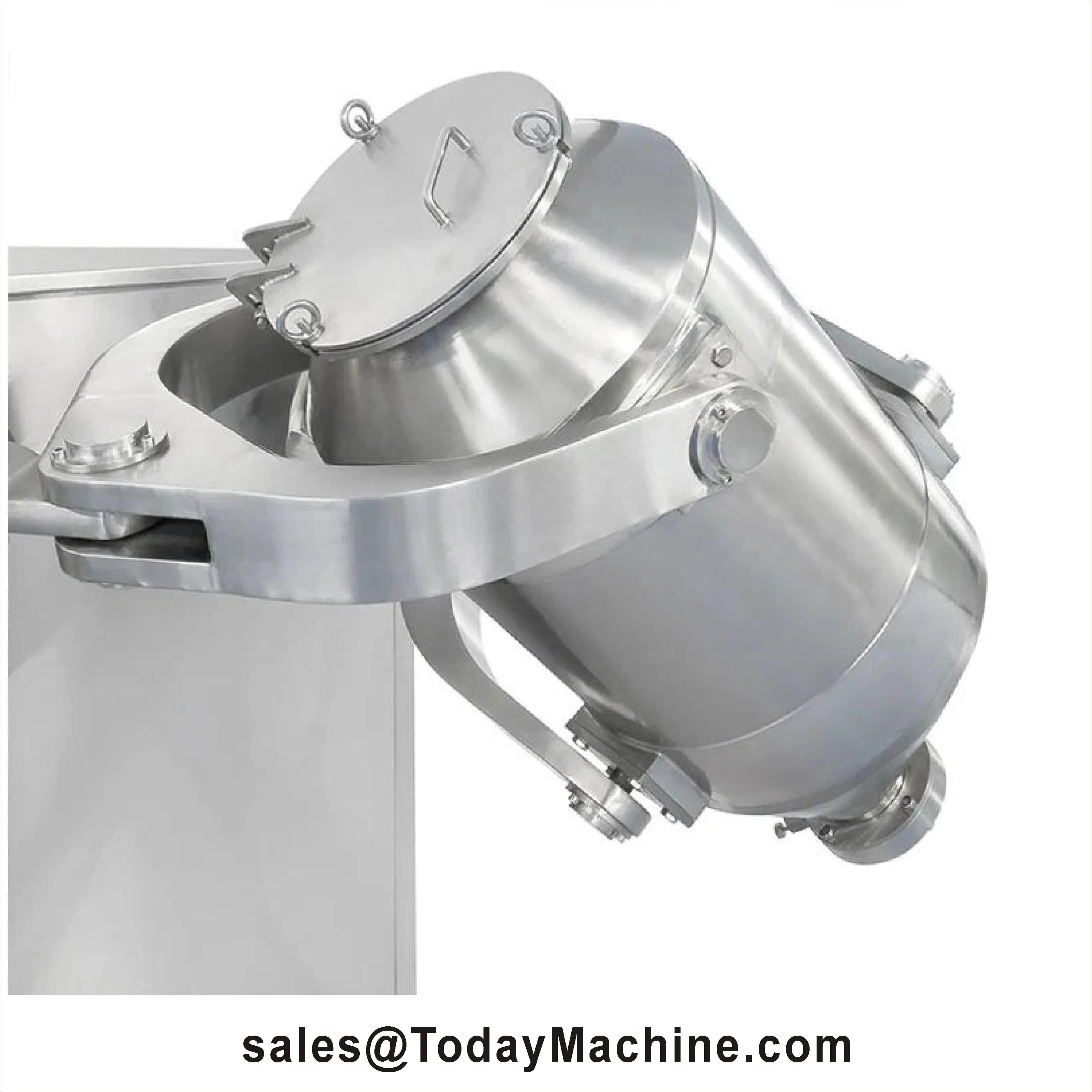 Lab 200L Rotary Rotary Rotating Drum 3D Mixer Frullatore Alimenti Sale Amido Cereali Polvere Secca Spezie Polvere Foglia Miscelatrice