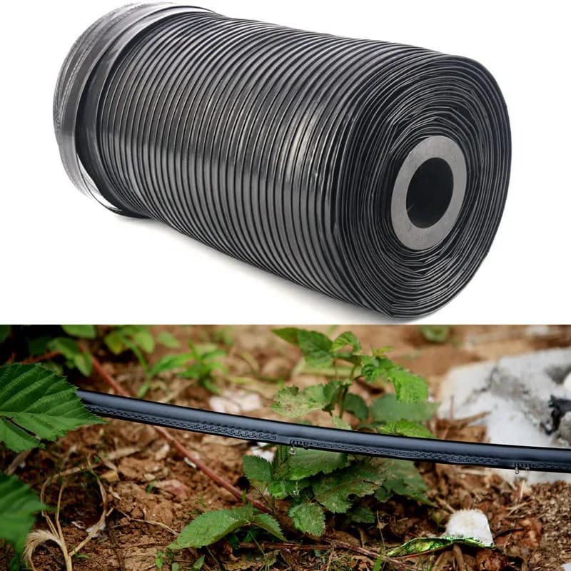 50m 100m 16mm tubo di irrigazione a goccia agricolo a lama singola tipo a labirinto nastro gocciolante giardino piante vegetali tubo di irrigazione