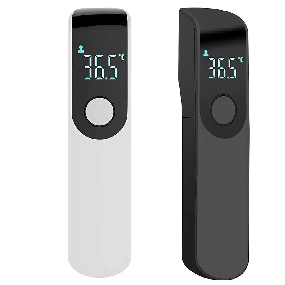 Portable Digital Thermometer on the Front Measuring Instrument for Medical Infrared Body Temperature Fever without Contact for Infants and Adults