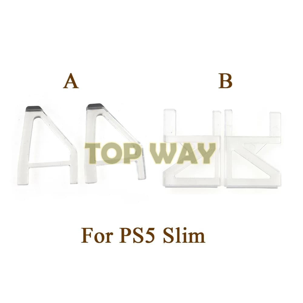 Supporto da 1 set per PS5 Slim Triangle R Base per staffa Supporto per posizionamento da tavolo per accessori di gioco Playstation 5 Slim