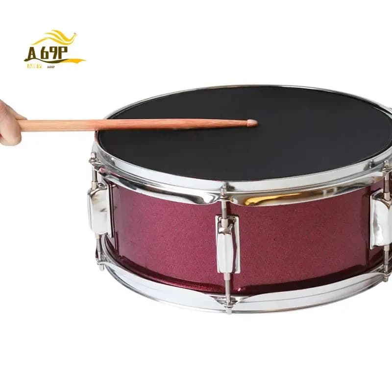 A69P-10 Pz Kit di cuscinetti muti per batteria Bass rullante Suono Off Silenziatore muto EVA Set di cuscinetti per pratica silenziosa Sostituzione percussioni