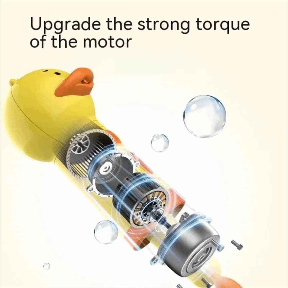 Cute Duck Pet Cleaning Machine USB Charging Type-C Automatic Soap Dispenser Foam Dispenser Cartoon Pet Bathing Machine Dog Cat
