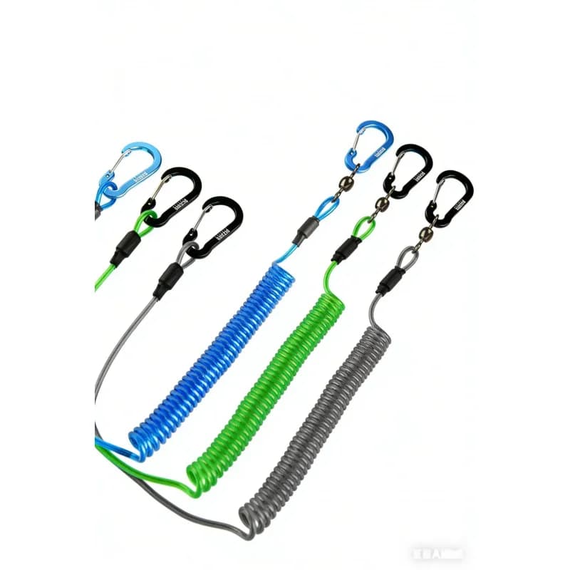 Set di 3 Laccetti di Sicurezza Resistenti per la Pesca, Laccetto per Canna da Pesca, Laccetto per Pagaia da Kayak, Accessori per Attrezzatura da Pesca