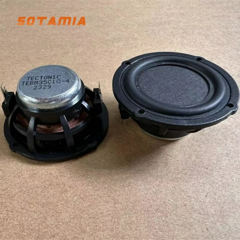 SOTAMIA 2 Pz 2 pollici gamma completa altoparlante 6 ohm 10 W a nido d'ape diaframma a pannello piatto corsa lunga audio desktop altoparlante bluetooth FAI DA TE
