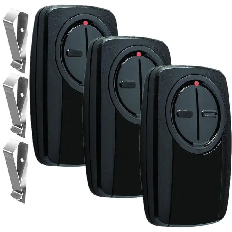 Y43A-Universal Garage Door Opener Remote Control 375UT 3 Pcs 380UT For Chamberlain Klik5u-Bk2 Klik3u-Bk Clicker Replacement Part