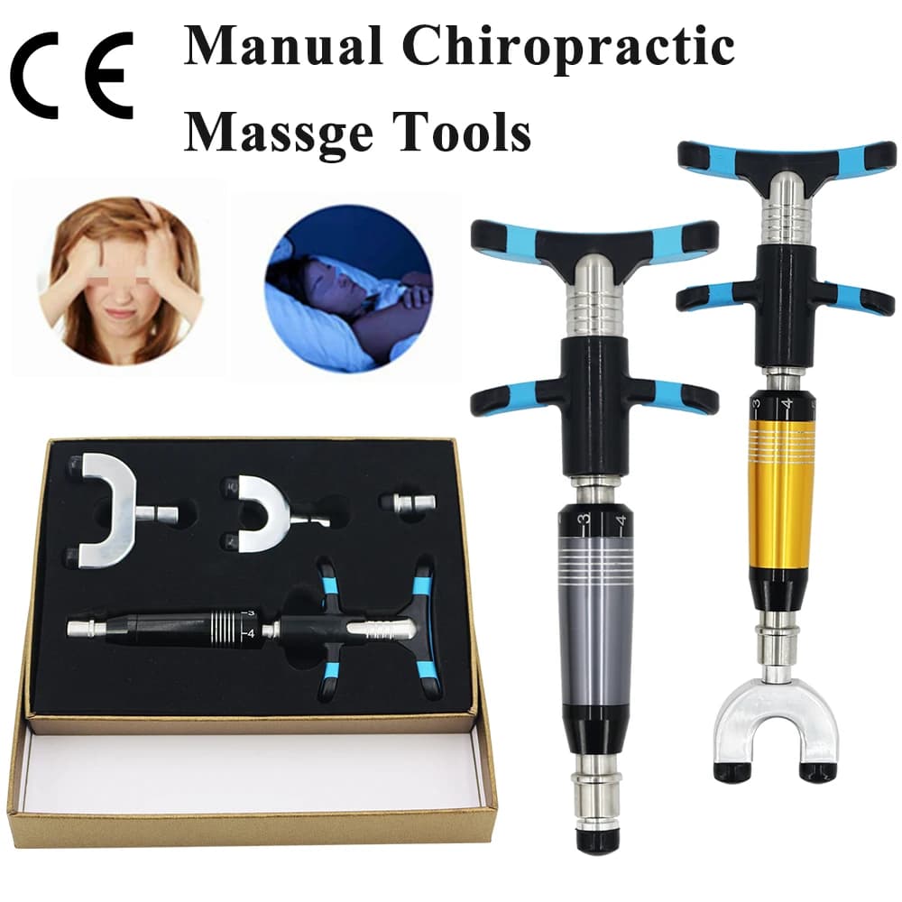 Portable Manual Chiropractic Gun, Professional Spinal Correction Tool, Spinal Massage, Medical Therapeutic Instrument, New