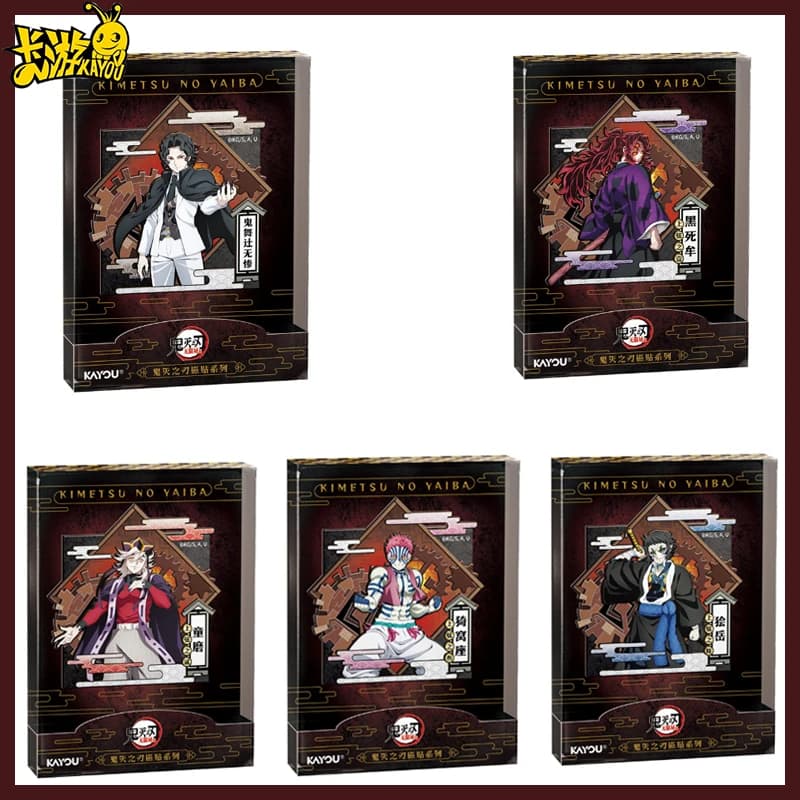 2026 New KAYOU Demon Slayer: Kimetsu No Yaiba Magnet Refrigerator Magnet Pendant Collection Periphery Gift Surprise Cartoon Like