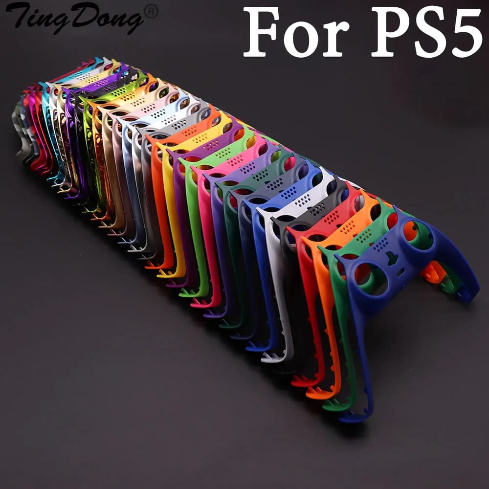 Accessori per strisce decorative per maniglia per joystick controller colorato per copertura per guscio per gamepad con striscia decorativa per maniglia per gamepad PS5