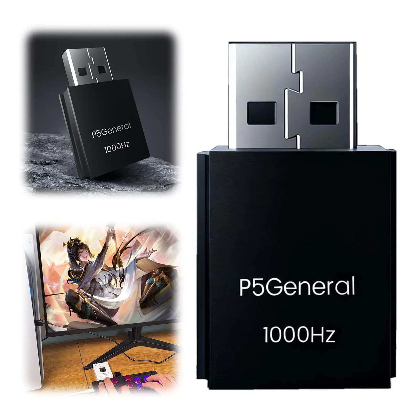 Convertitore Tastiera e Mouse Besavior P5 per PS5, Compatibile con XIM MATRIX/Reasnows1/Hitbox/Raspberry Pi