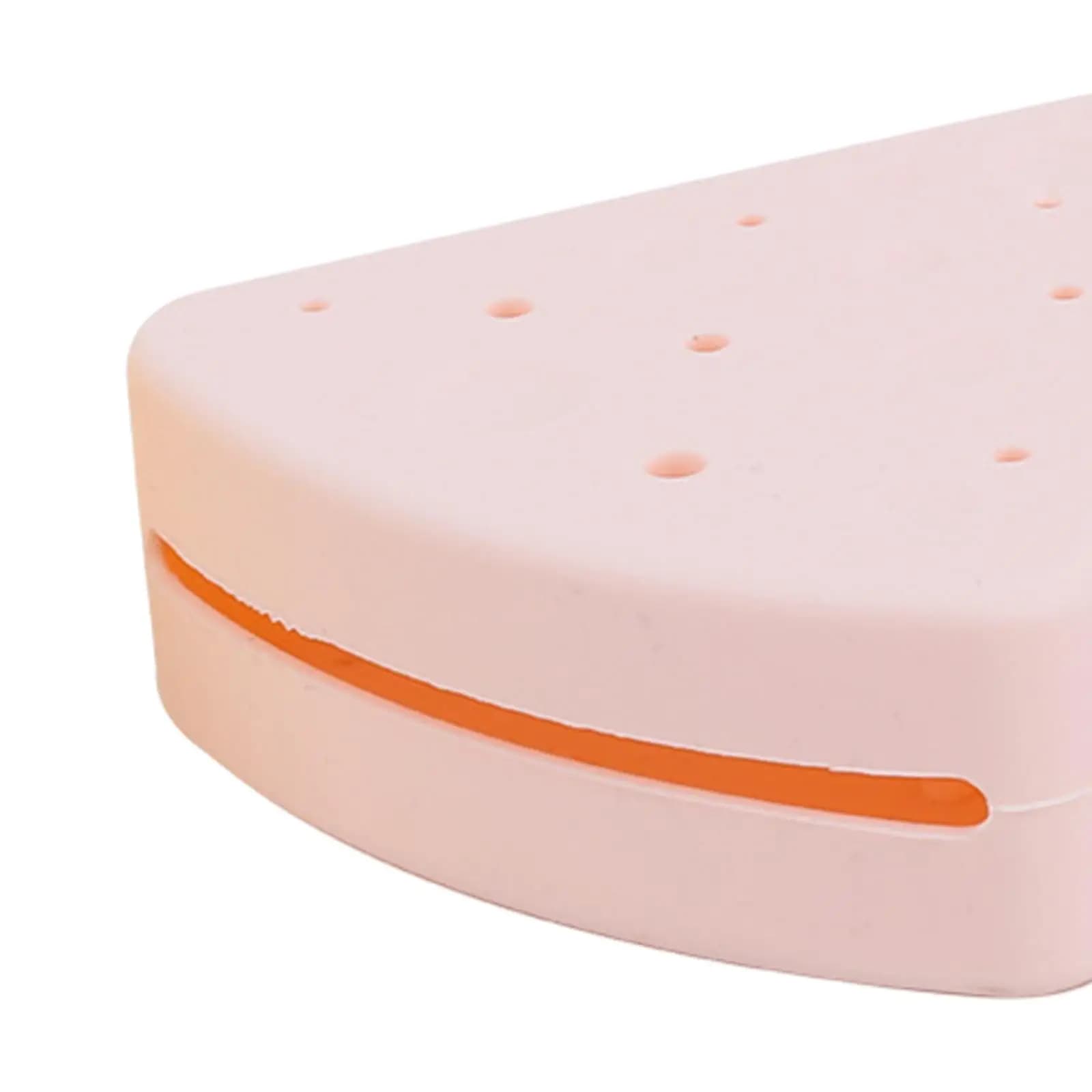 Porta Spugna Trucco a Triangolo, Contenitore Protettivo Carino Riutilizzabile Traspirante per Spugne Cosmetiche da Viaggio