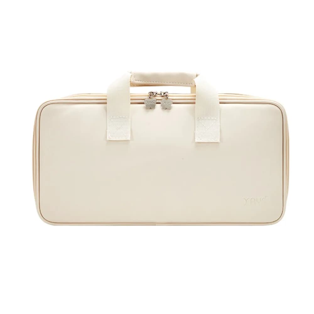 65/75/87/98 Keys Mechanical Keyboard Storage Bag Thickened Fabric PU Leather Keyboard Protective Bag Waterproof Large Capacity