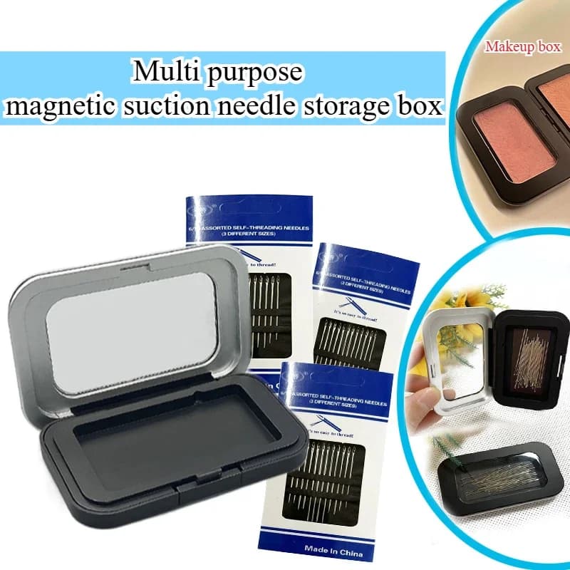 Magnetic Box Needle Suction Box Needle Suction Magnetic Needle Insertion Storage Box Magnetic Device Magnet