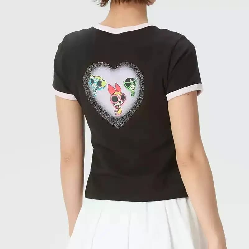 Puma short-sleeved T-shirt for women, new summer style, casual running sportswear, breathable 637865-01-68 Soft