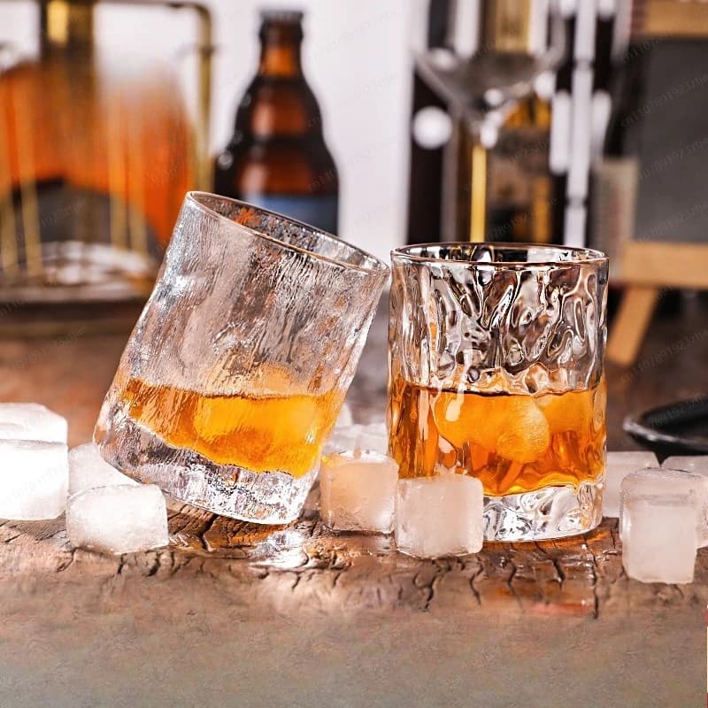 Bicchiere in cristallo con motivo albero di gelaghi, per whisky, vino, acqua, birra