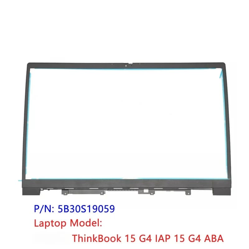 WYORESY Nero Nuovo Per ThinkBook 15 G4 IAP 15 G4 ABA Lcd Lunetta Frontale Telaio Della Copertura 5B30S19059 TAN