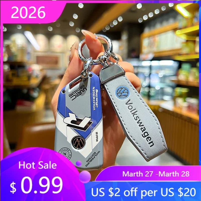 VW GTI GOLF 2026 Hot For VW VOLKSWAGEN Baking Paint Style Car Key Case Cover For VW Volkswagen R Rline Golf 8 MK8 ID3 ID4 Cupra