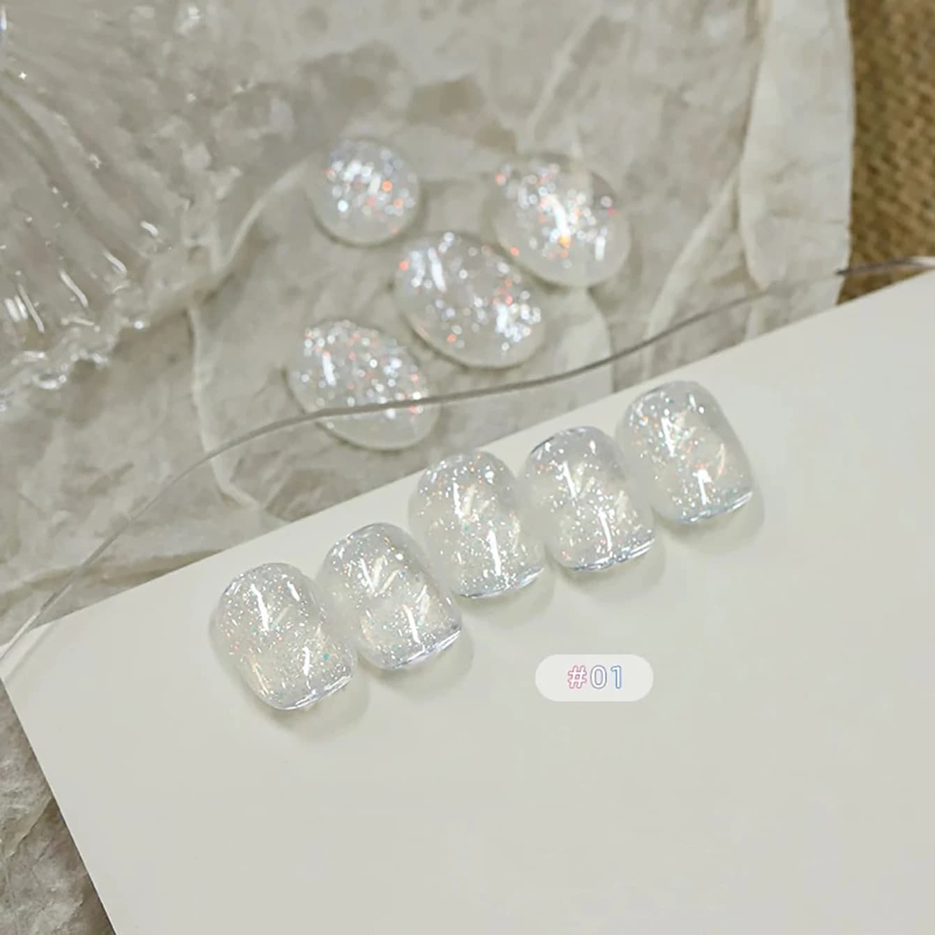 MN 12ML 1 pz Smalto Gel Glitter Micro Honey Cassie per Nail Art, Blu Bianco Rosa Popolare, Forniture per Unghie, Vendita Calda