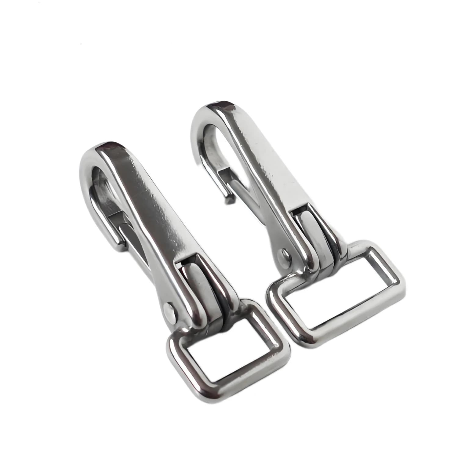 1 Piece Stainless Steel Carabiner Snap Hook Bag Strap Clip Claps Buckle for Bag Parts Dog Leash Horse Harness Hardware Accessory