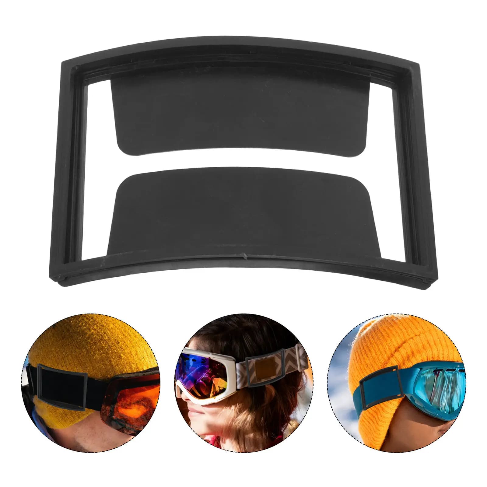 2 Pezzi Porta Skipass con Clip Affidabile per Visiera, Custodia per Biglietti, Accessori per Occhiali da Sci e Sport Invernali