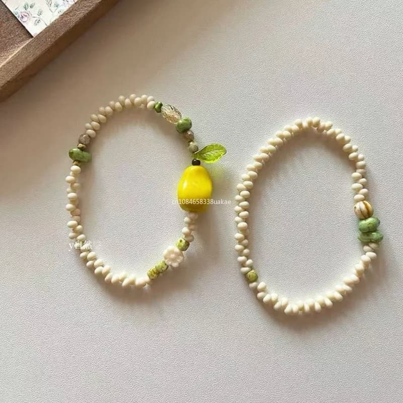 Bracelet with 2-piece hand-made colorful flowers for women and children, Bohemian Friendship Bracelet, Beach Party Gifts, Pulsaras