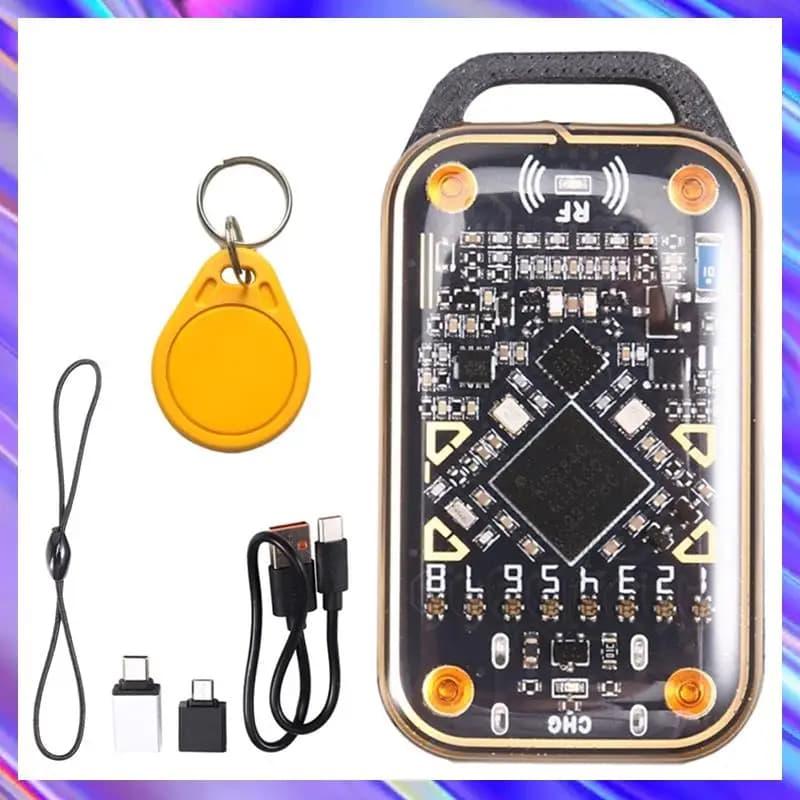 Emulatore di carte ultra intelligenti Chameleon A24U + portachiavi CUID Lettore di chip intelligenti RFID Duplicatore NFC di decodifica scheda 125K 13,56M