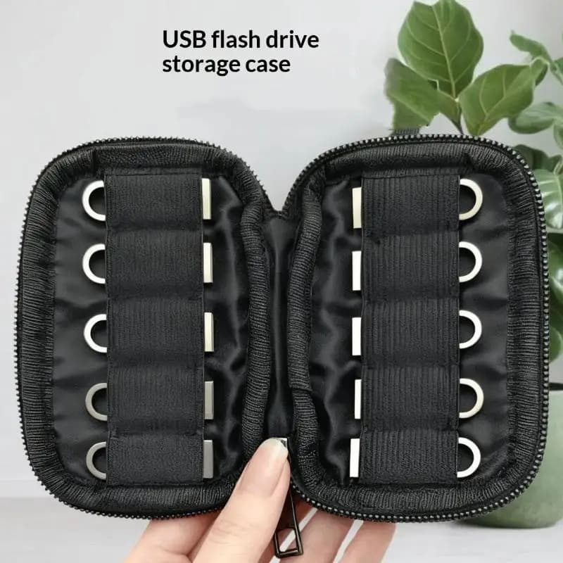 USB Flash Drive Electronic Accessories Organizer For USB Flash Drive Pen USB Flash Drive Case Storage Case Holder Storage Bag