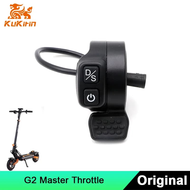 Originale Kukirin Gruppo Acceleratore Per Elettrico G2 Master Scooter Acceleratore interruttore di alimentazione singolo/doppio interruttore di azionamento Kukirin Parte