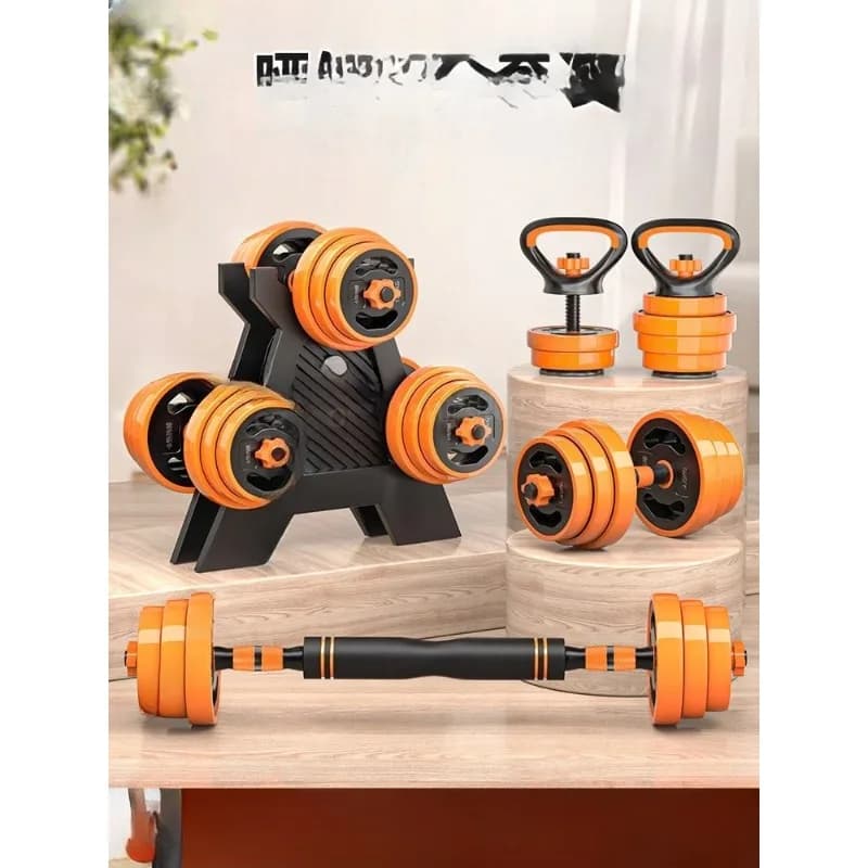 Home Equipment Solid barbells set Kettlebells with adjustable weight Couple of 20 kg