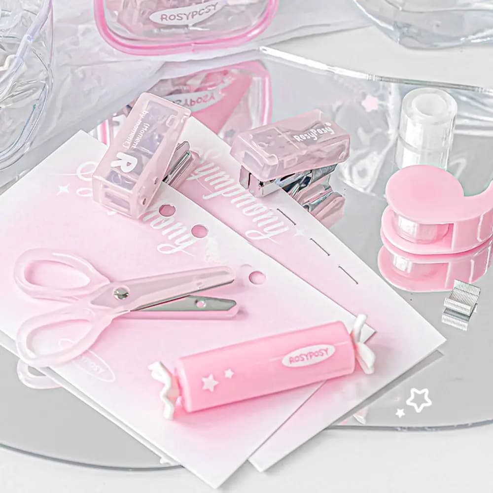 Kit Mini Perforatrice Portatile Coreana INS, Set di Strumenti per Scrapbooking, Kit Macchina Perforatrice Fai-da-Te, Strumento per Rilegatura
