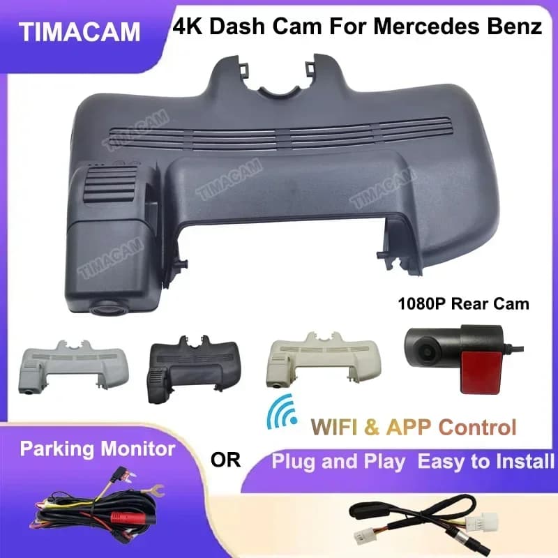 UHD 4K 2160P Wifi Car Dvr Dash Cam for Mercedes Benz Class S w220 w221 S320 S350 S400 S450 S500 S600 2015-2022 Driving Recorder