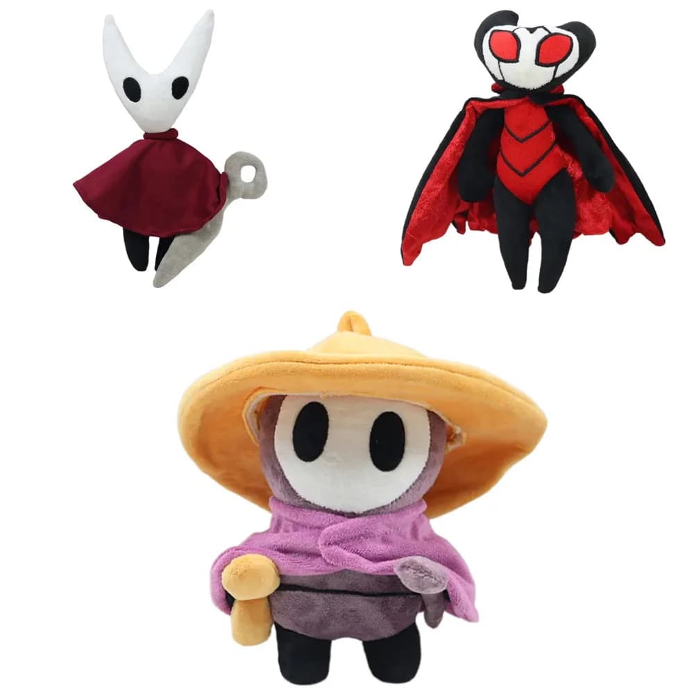 Multiple Styles Lovely Funny Anime Hollow Knight Plush Toys Cute Animation Movie Peripherals Action Figures Plushie Stuffed Doll