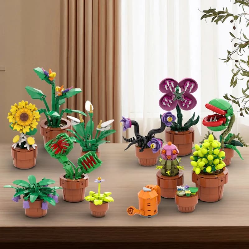 Kit di costruzione del bonsai botanico, modello di pianta fai da te, regalo per decorazioni da giardino Zen per adolescenti e adulti