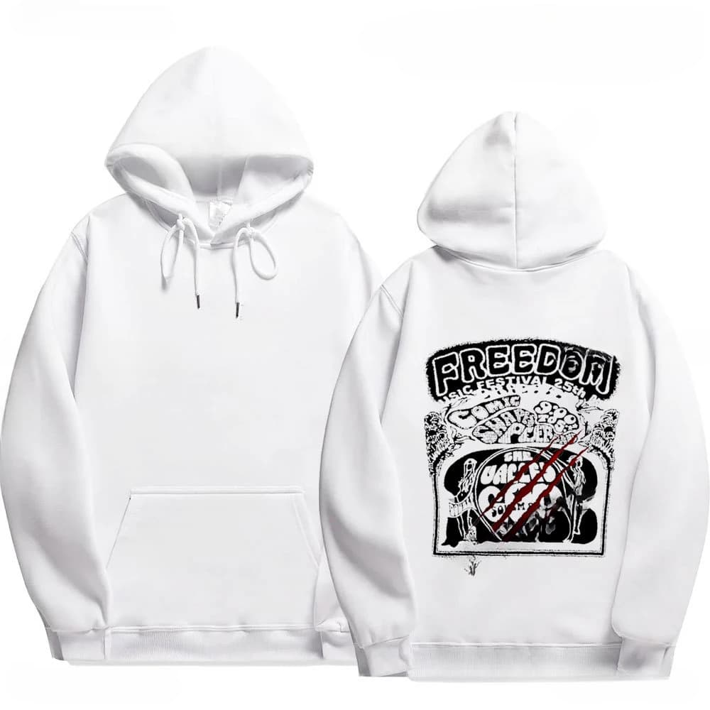Nuova Collezione 2026: Felpa con Cappuccio Unisex Stampata su Due Lati, Casual, Manica Lunga, Taglie S-3XL