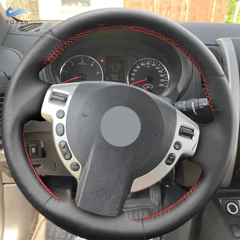 Car interior cover Black microfiber leather cover for Nissan Qashqai Rogue X-Trail Sentra 2007-2013 NV200 2010- 2016