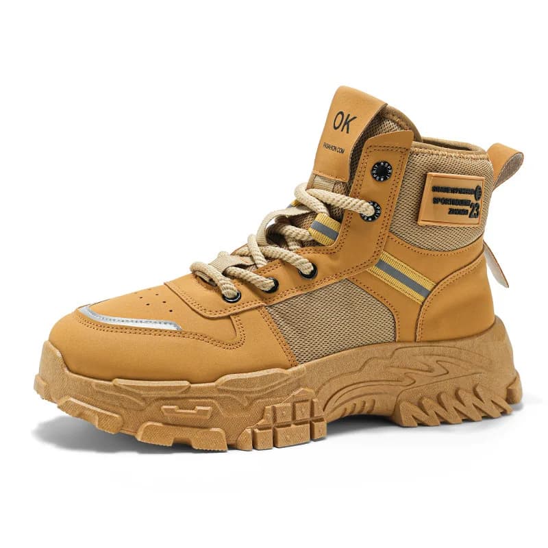 Moda uomo stivaletti Desert escursionismo stivali uomo High Top Outdoor arrampicata alpinismo scarpa leggera tattica da combattimento Boot
