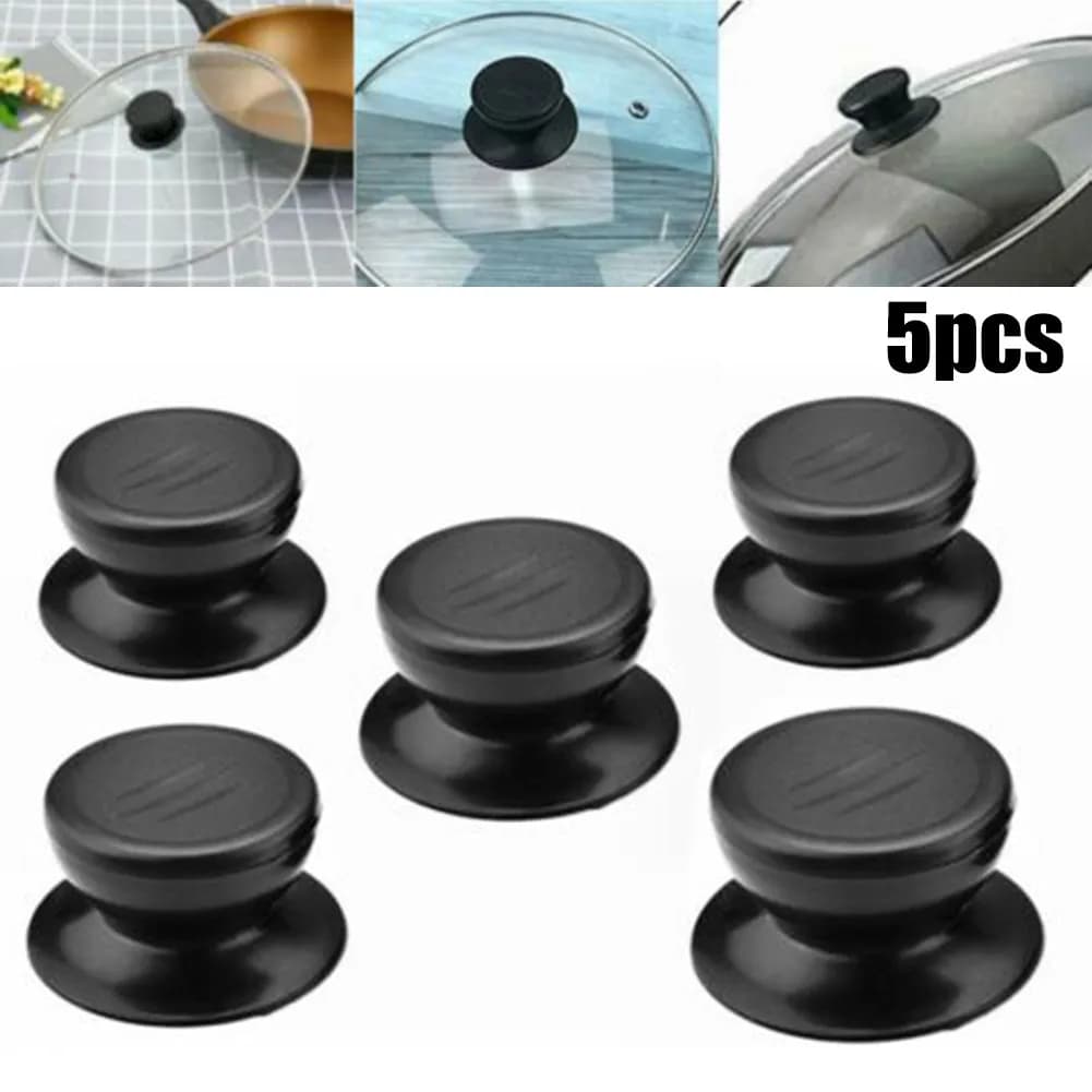 5 pezzi da cucina pentola padella coperchi manopola di ricambio maniglia di sollevamento coperchio casseruola universale coperchio pentola maniglia pentole da cucina